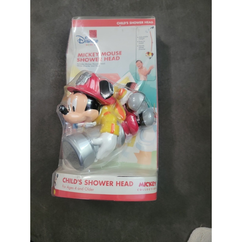 DISNEY HOME MICKEY MOUSE SHOWER HEAD MICKEY COLLECTION CHILDS SHOWER NEW 2002